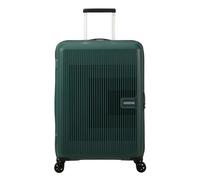 American Tourister Aerostep - Spinner M, étui Extensible, 67 cm, 66,5/72,5 L, Vert (Dark Forest)