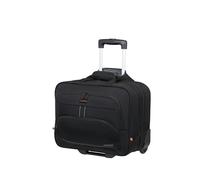 American Tourister at Work NXT - Sac Ordinateur à roulettes 15.6", Bagage Cabine Trolley Business, Bagage à Main avec Compartiment Ordinateur, Mallette Pilote, Sac Cabine Avion, 33 L, Noir
