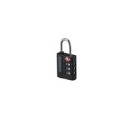 American Tourister Cadenas à combinaison TSA avec code à 3 chiffres | Antivol à bagages sécurisé pour valises et sacs, anse large, serrure de valise Noir/gris