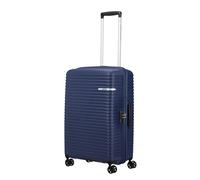 American Tourister Chariot Liftoff, bleu nuit, m, Valise rigide à roulettes doubles à 360°