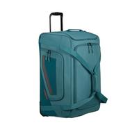 American Tourister City Racer - Sac de Voyage à roulettes 68 cm, 98 L - Grand Espace de Rangement & Compartiment Chaussures Séparé - Déperlant, Poignées Multiples, Robuste - Bleu (Petrol)
