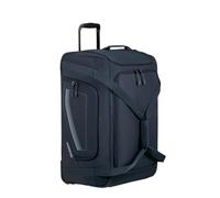 American Tourister City Racer - Sac de Voyage à roulettes 68 cm, 98 L - Grand Espace de Rangement & Compartiment Chaussures Séparé - Déperlant, Poignées Multiples, Robuste - Bleu