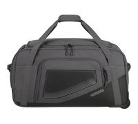American Tourister City Racer - Sac de Voyage à roulettes 68 cm, 98 L - Grand Espace de Rangement & Compartiment Chaussures Séparé - Déperlant, Poignées Multiples, Robuste - Noir