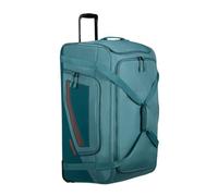 American Tourister City Racer - Sac de Voyage à roulettes 77 cm, 129 L - Grand Espace de Rangement & Compartiment Chaussures Séparé - Déperlant, Poignées Multiples, Robuste - Bleu