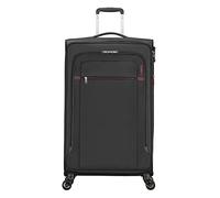 American Tourister Crosstrack Mixte Valise et trolleys, Gris/Rouge, L (79 cm - 109.5/119 L)