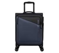 American Tourister Daring Dash - Spinner S, Bagages à Main Extensibles, 55 cm, 39/46 L, Noir/Gris (Noir/Gris)