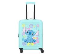American Tourister Dashpop Disney - Bagage Cabine 55x40x20/23 cm, Valise Cabine Rigide Extensible pour Ryanair & la Plupart des Compagnies, 41/47L, Stitch Flower