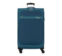 American Tourister Deep Dive 4 roulettes Trolley L 80 cm avec soufflet d'extension bleu