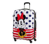 American Tourister Disney Legends Spinner 65 Alfatwist Bagage pour Enfant 65 cm, Minnie Blue Pois (Multicolore) - 19C*31007