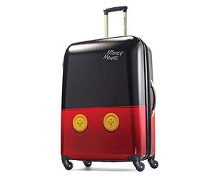American Tourister Disney Valise Rigide à roulettes pivotantes Pantalon Mickey Mouse Grand Format 71,1 cm, Pantalon Mickey Mouse, Checked-Large 28-inch, Disney Valise Rigide avec roulettes pivotantes