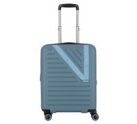 American Tourister Dynabelt 4 roulettes Trolley de cabine 55 cm avec soufflet d'extension bleu