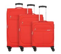 American Tourister Ensemble de bagages rouge, Taille One Size