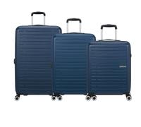 American Tourister Ensemble trolley Aerojoy (S+M+L), Bleu foncé - 1247, Ensemble (S + M + L), Classique