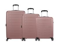 American Tourister Ensemble trolley Aerojoy (S+M+L), Rose métallisé - 2647, SET (S+M+L), Classique