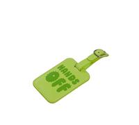 American Tourister Étiquettes à bagages - Pour valises et sacs, avec sangle ajustable, carte d'adresse incluse, avec impression, Lot de 2 - Hands Off