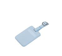 American Tourister Étiquettes à bagages - Pour valises et sacs, avec sangle ajustable, carte d'adresse incluse, Lot de 2, Bleu Neptune (Neptune Blue)