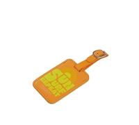 American Tourister Étiquettes à bagages - Pour valises et sacs, avec sangle ajustable, carte d'adresse incluse, avec impression, Lot de 2 - Sun Surf Repeat