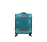 American Tourister EXP TSA PULSONIC Asphalt Black 55 Spinner Mixte Adulte, Asphalt Black, 55, Case, Turquoise (Bleu Sarcelle), Spinner S (55 cm - 40.5/43.5 L), Étui