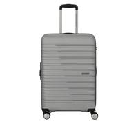 American Tourister Flashline - Spinner M, étui, 67 cm, 69/75 L, argenté (Sky Silver)