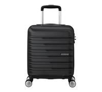 American Tourister Flashline Valise Trolley sous-siège, 45 cm | Noir, valise rigide, 45H x 35W x 20D cm, 23 L, 2.2 kg, avec serrure TSA et sangles croisées intérieures
