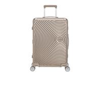 American Tourister Grand chariot en aluminium avec poignée supérieure et latérale, fermeture à combinaison TSA, 4 roues pivotantes amortissées pour réduire le bruit et les vibrations., 1133 Bronze, L