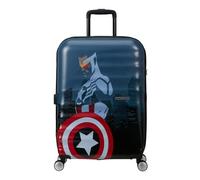 American Tourister Marvel Legends FL - Spinner M Suitcase, 67 cm, 64 L, Multicolore (Captain America City)