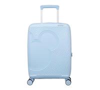 American Tourister Mickey Magic - Valise Cabine 55 x 40 x 20/23 cm - Valise Rigide pour Ryanair, EasyJet & la Plupart des compagnies aériennes, 37/44 L, Bleu (Mickey Pastel Blue)