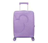 American Tourister Mickey Magic - Valise Cabine 55 x 40 x 20/23 cm - Valise Rigide pour Ryanair, EasyJet & la Plupart des compagnies aériennes, 37/44 L, Violet (Mickey Soft Lilac)