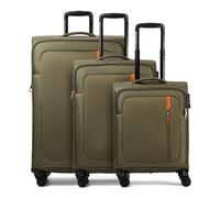 American Tourister Nitestream 4 roues Set de valises 3 pièces avec soufflet d'extension olive