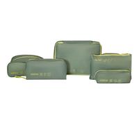 American Tourister - Set de cubes de rangement 5 pièces - Organisateur de valise Olive/Citron vert