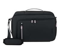 American Tourister Puffypop - Bagage Cabine Sous-Siège Femme (40 x 25 x 20 cm, 21 L, 0.70 kg) - Sac de Cabine Polyvalent 3-Way, Sac à Dos Avion avec Compartiment Ordinateur 14" - Noir