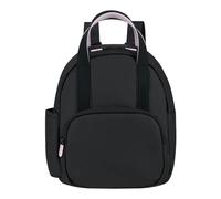 American Tourister Puffypop - Mini Sac à Dos Femme (35 cm, 8.5 L) - Compartiment pour AirPods & Tablette - 2 Porte-bouteilles - Noir