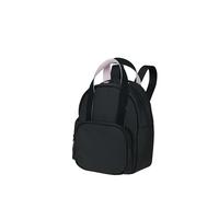 American Tourister Puffypop - Mini Sac à Dos Femme (35 cm, 8.5 L) - Compartiment pour AirPods & Tablette - 2 Porte-bouteilles - Noir