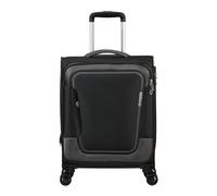 American Tourister Pulsonic - Spinner S, Bagages à Main Extensibles, 55 cm, 40,5/43,5 L, Noir (Noir Asphalte)