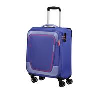 American Tourister Pulsonic 4 roulettes Trolley de cabine 55 cm avec soufflet d'extension violet