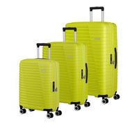 American Tourister Roadrush Trolley Set A Lime Green Jaune Fluo 77cm