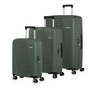 American Tourister Roadrush Trolley Set A Olive Green 77cm