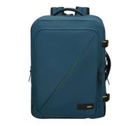 American Tourister Sac à dos gris bleu noir pour femme et homme - Take2Cabin Travel Backpack L Harbor Blue 307268