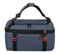 American Tourister Sac de Voyage Sac à Dos Urban Track Duffle/Backpack Coated 60L Navy/Orange Bleu