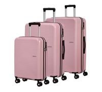 American Tourister Set de Valises rose pour femme - Summer Hit 3 PC Set A Blossom Pink 323371