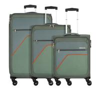 American Tourister Sky Surfer 4 roulettes Set de valises 3 pièces vert