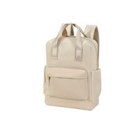 American Tourister Soulpack - Sac à dos business 15", bagage cabine Ryanair 39x30x20 cm, sac à dos ordinateur portable pour femmes, pour le travail, les voyages et les affaires, 17 L, Beige