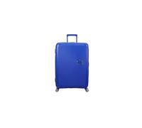 American Tourister Soundbox - Grande Valise Rigide, 77 cm - Trolley à 4 Roues, Serrure TSA, Extensible & Légère, 97/110L, (Cobalt Blue)