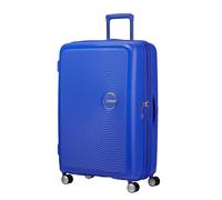 American Tourister Soundbox - Grande Valise Rigide, 77 cm - Trolley à 4 Roues, Serrure TSA, Extensible & Légère, 97/110L, (Cobalt Blue)
