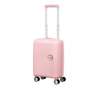 American Tourister Soundbox Mini - Valise Enfant 47 x 32 x 21 cm, 22 L - Valise Rigide Bagage à Main, compatible avec la plupart des compagnies aériennes dont EasyJet - Légère avec 4 roues, Rose (Pastel Pink)