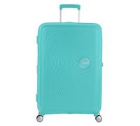 American Tourister Soundbox - Spinner M Erweiterbar Koffer Mixte Bagage - Valise, Blue (Poolside Blue), Spinner L EXP (77 cm - 97/110 L)