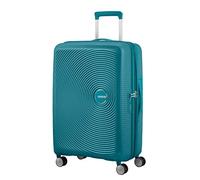 American Tourister Soundbox Valise 4 roues, 67 cm | Vert, valise rigide extensible, 67H x 46.5W x 29D cm, 71.5/81 L, 3.7 kg, avec serrure TSA
