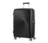 American Tourister Soundbox Valise 4 Roues, 77 cm | Noir, valise rigide extensible, 77H x 51.5W x 29.5D cm, 97/110 L, 4.2 kg, avec serrure TSA