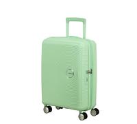 American Tourister Soundbox Trolley, 55 x 40 x 20/23 cm, Vert Pastel, Extensible, 4 Roues Spinner, Serrure TSA