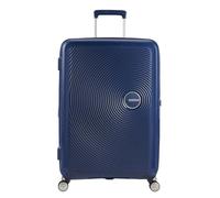 American Tourister Soundbox - Valise Spinner L Extensible, 77 cm, 97/110 L, Bleu (Midnight Navy)